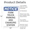Signmission Fork Truck Parking And Charging Station OSHA Notice Sign, Aluminum, 10in W x 14in L, 2PK OS-2PACK-NS-A-1014-V-12880 - alternate 4